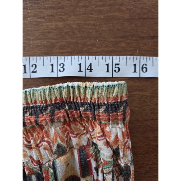 Rachel Zoe Crop Balloon Harem Pants Women's X Large Boho Artsy Ankle Cinch - Picture 7 of 13